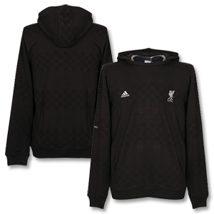 Adidas 08-09 Liverpool Hooded Top Black