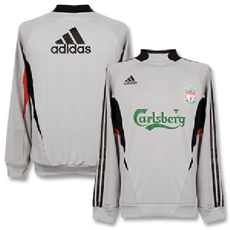 Adidas 08-09 Liverpool Training Top - Grey