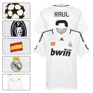 Adidas 08-09 Real Madrid C/L Shirt   Raul 7