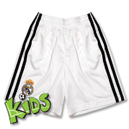 Adidas 08-09 Real Madrid Home Shorts - boys