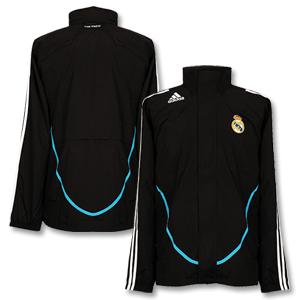 Adidas 08-09 Real Madrid Rain Jacket - black