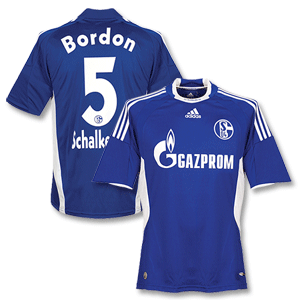 Adidas 08-09 Schalke 04 Home Shirt   Bordon 5
