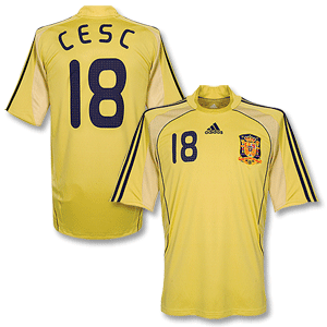 Adidas 08-09 Spain Away Shirt   Cesc No.18