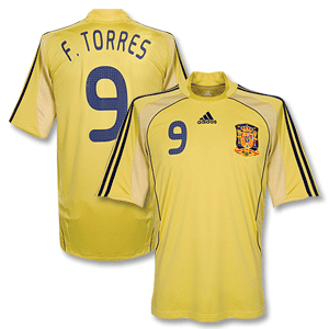 Adidas 08-09 Spain Away Shirt   F.Torres No.9
