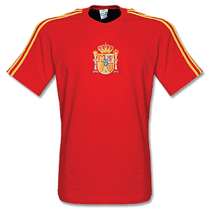 Adidas 08-09 Spain Graphic Tee - Red