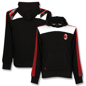 Adidas 09-10 AC Milan Essential Hoody - black/white
