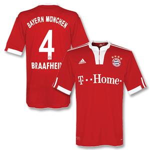09-10 Bayern Munich Home Shirt + Braafheid 4