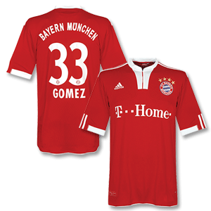 09-10 Bayern Munich Home Shirt + Gomez 33