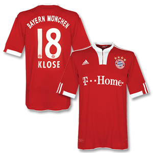 09-10 Bayern Munich Home Shirt + Klose 18
