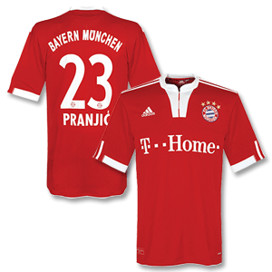 09-10 Bayern Munich Home Shirt + Pranjic 23