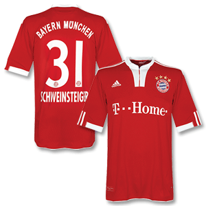Adidas 09-10 Bayern Munich Home Shirt   Schweinsteiger 31