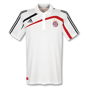 09-10 Bayern Munich Polo Shirt - White