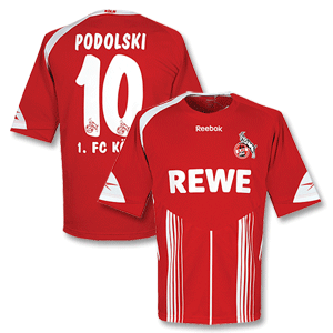 Adidas 09-10 Koln Home Shirt   Podolski 10