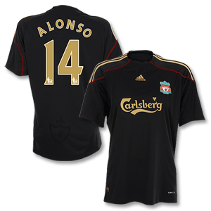 Adidas 09-10 Liverpool Away Shirt   Alonso 14 Launch Date 11.06.09