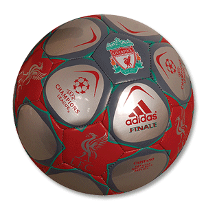 Adidas 09-10 Liverpool C/L Capitano Replica Ball - red/silver