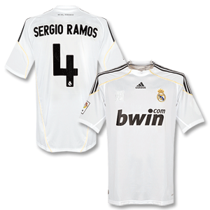 Adidas 09-10 Real Madrid Home Shirt   Sergio Ramos 4