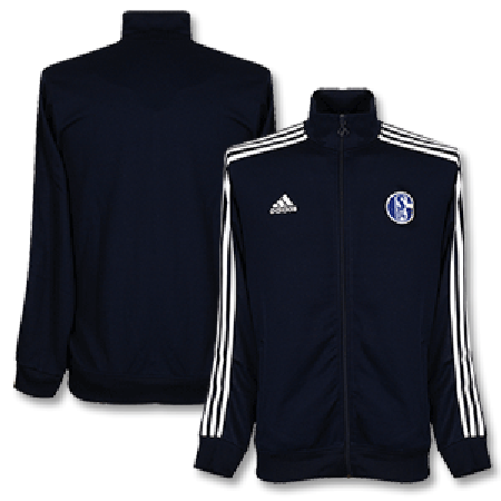 Adidas 09-10 Schalke 04 Track Top - Navy