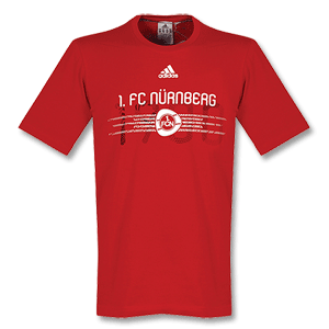Adidas 10-11 FC Nurnberg Logo T-Shirt - red