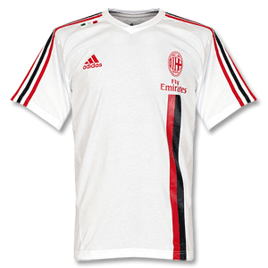 Adidas 11-12 AC Milan T-Shirt - White