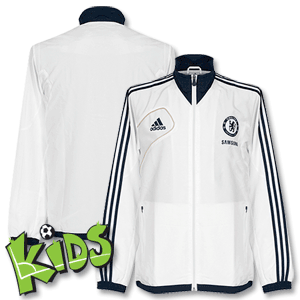 Adidas 12-13 Chelsea Presentation Jacket - White - Boys