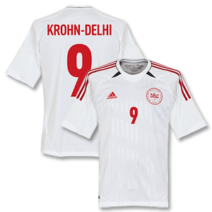 Adidas 12-13 Denmark Away Shirt   Krohn-Delhi 9 (Fan
