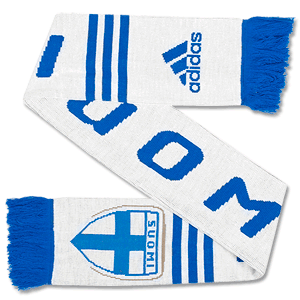 Adidas 12-13 Finland 3 Stripe Scarf - White