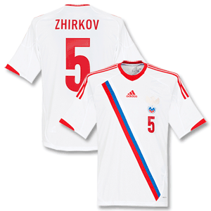 Adidas 12-13 Russia Away Shirt   Zhirkov 5 (Official