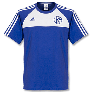 Adidas 12-13 Schalke 04 T-Shirt - Blue