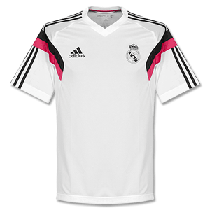 14-15 Real Madrid Training Shirt - White