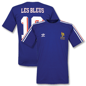 Adidas 1980and#39;s France Home Tee   No.10