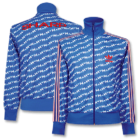 Adidas 1990 Man Utd Heritage Tracktop - Blue