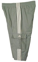 Adidas 3S 3/4 Cargo Pant Silver Size 28 inch waist