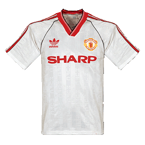 Adidas 88-90 Man Utd Away Shirt - Grade 8