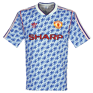 Adidas 90-92 Man Utd Away Shirt - Grade 8