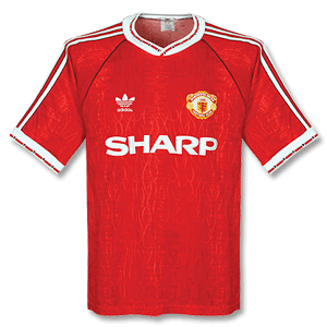 Adidas 90-92 Man Utd Home Shirt - Grade 8