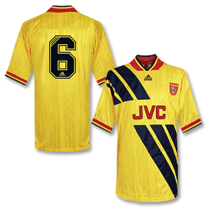 93-94 Arsenal Away Shirt - Players + No.6