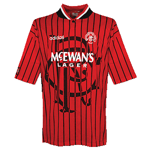 94-95 Rangers Away Shirt - Grade 8
