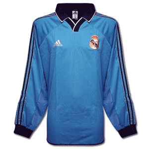 Adidas 99-01 Real Madrid A L/S (EQ) Players - no spon.