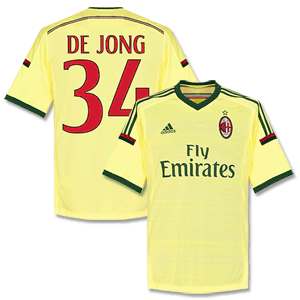 Adidas AC Milan 3rd De Jong Shirt 2014 2015 (Fan Style