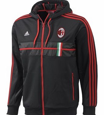 Adidas AC Milan Anthem Jacket - Black/ACM Red Z11309