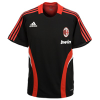 AC Milan Training Jersey - Black/Red.