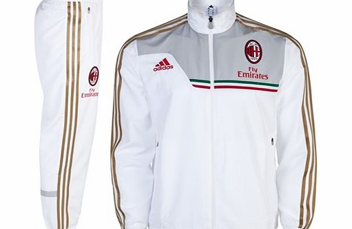 Adidas AC Milan Training Presentation Suit White G73015