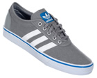 Adi Ease Grey/White Material Trainers
