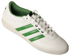 Adidas Adi T Tennis White/Green Leather Trainers