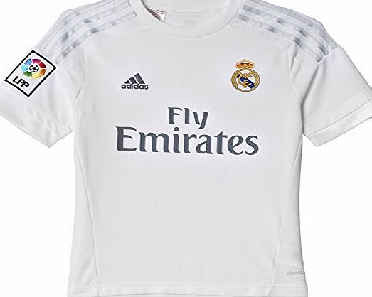 adidas  Boys H Y Real Madrid Jersey - White/Silver/White/GRICLA, Size 140