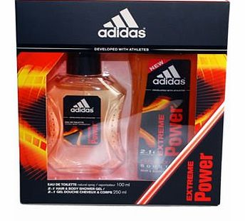 adidas  Extreme Power Eau de Toilette Gift Set 100 ml