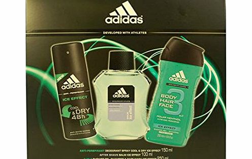 adidas  Ice Effect Eau de Toilette Gift Set 100 ml
