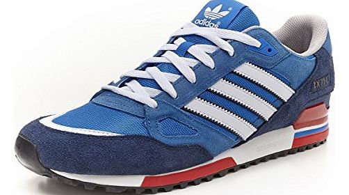 adidas  Originals ZX 750 Mens Sports Casual Trainers (10 UK, Blue/White/Red)