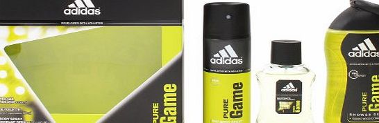 adidas  Pure Game Eau de Toilette Spray Gift Set 50 ml