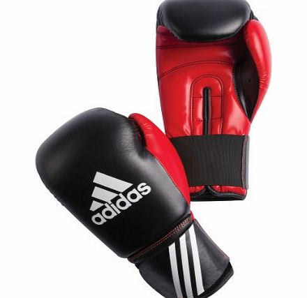 adidas  Response Boxing Gloves - Black/Red, 10 oz